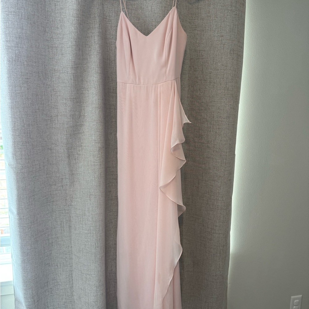 Dessy Collection Pink Evening Gown